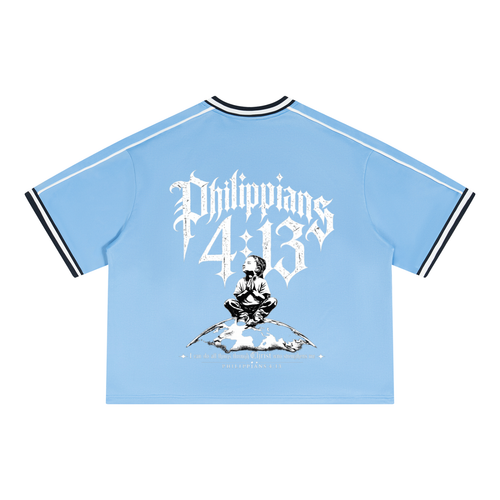Philippians4:13Boxy V-Neck Soccer Jersey