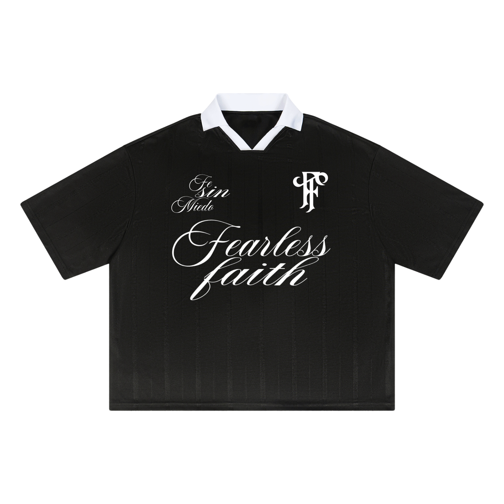 Unisex Striped Boxy Soccer Jersey