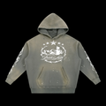 Lions Den Vintage Washed Frayed Fleece Hoodie