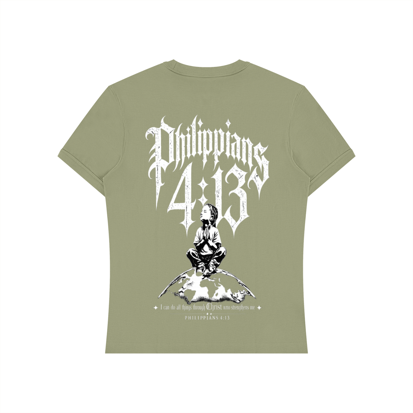 phillipians 4:13 Heavyweight Slim Fit T-Shirt