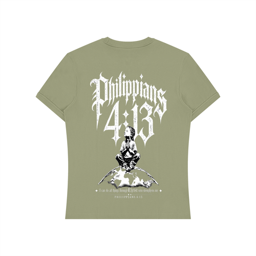 phillipians 4:13 Heavyweight Slim Fit T-Shirt